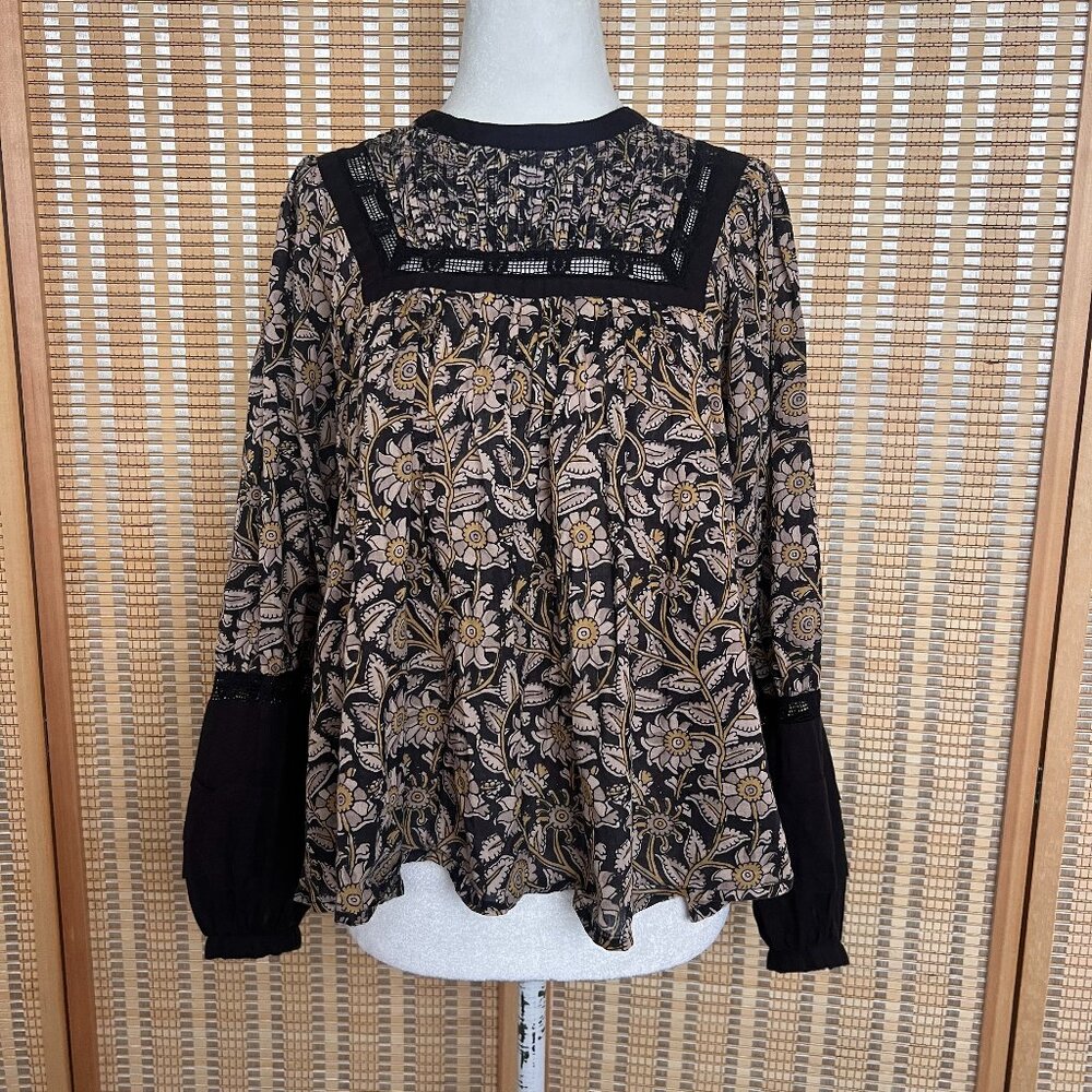 Cleobella Floral Boho Blouse – Size XS